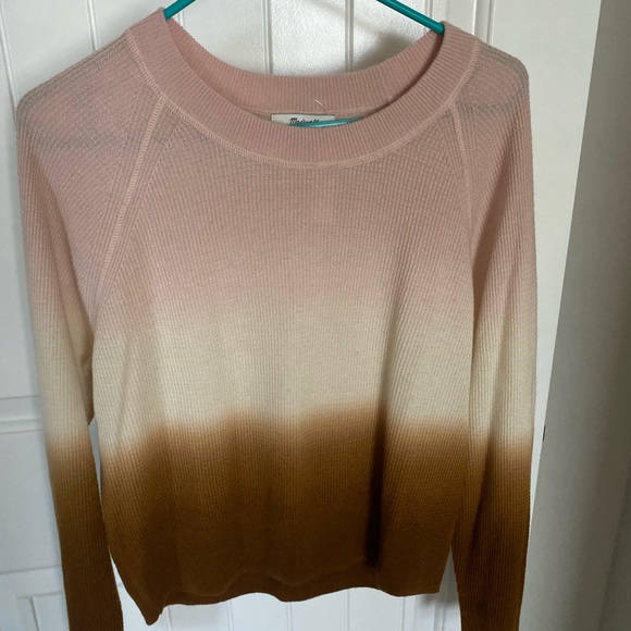 MW DIP DYE CASHMERE SWEATER - Picture 2 of 8